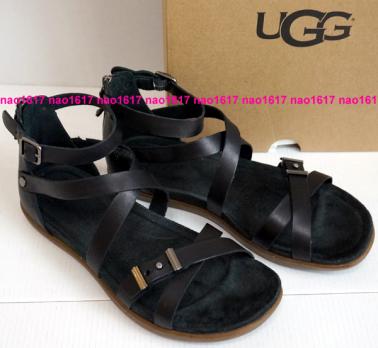 得価，人気 UGG サンダル CHERIE US7.5 24.5cm 黒(US7)｜売買されたオークション情報、yahooの商品情報をアーカイブ公開 - オークファン 女性用