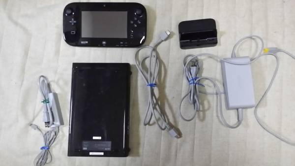 ★動作確認済み　Wii U プレミアムセット　クロ ★_2
