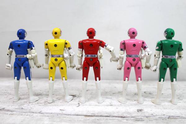 超電子バイオマン 超合金レッド&グリーン&イエロー 【公式通販】