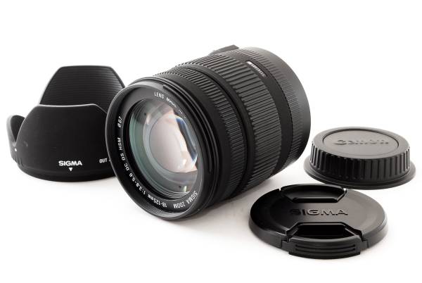 ★良品★SIGMA シグマ 18-125mm F3.8-5.6 DC OS HSM CANON キャノン 203526