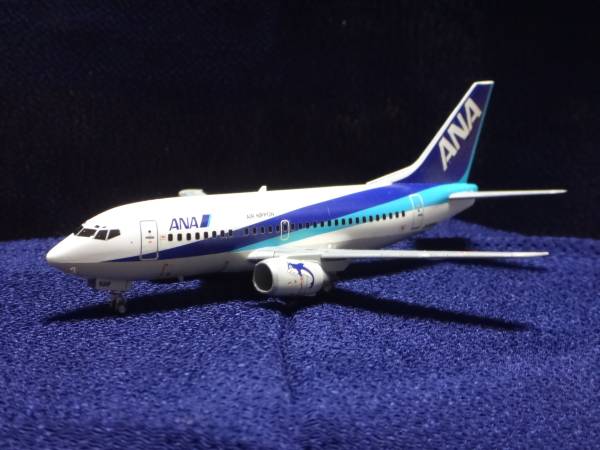 ANA 全日空 737-500 B737 Super Dolphin スーパードルフィン JA8596 1/200