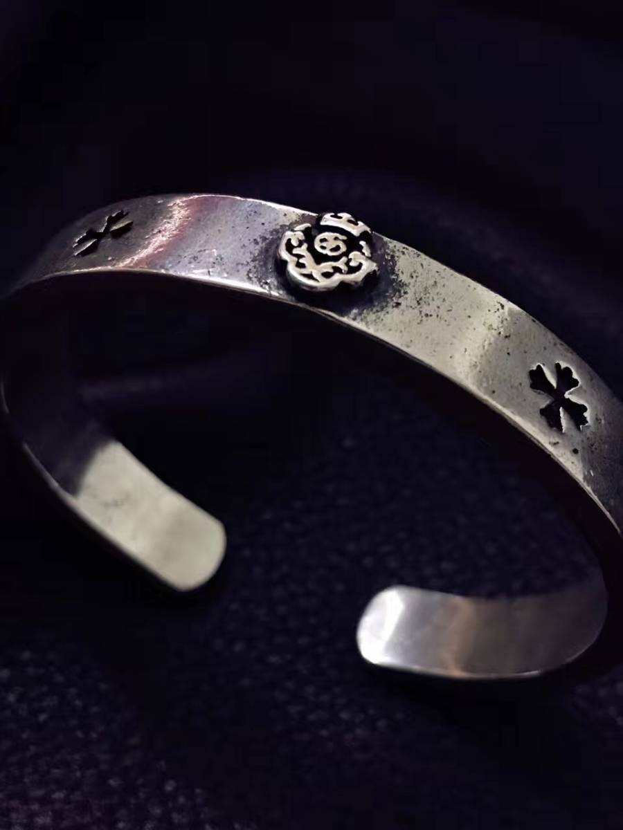 CHROME HEARTS.【極美品】クロムハーツ＊.クロスバンドバングル＊ブレスレット