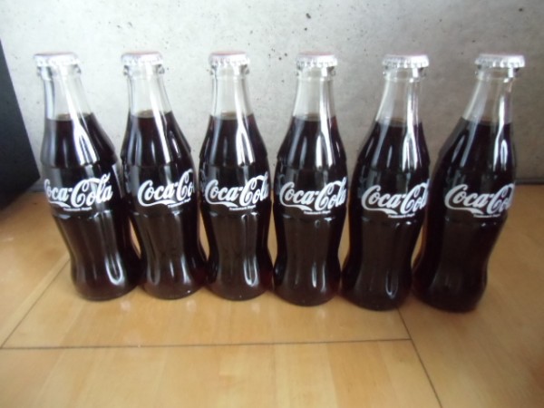 美品・未開栓】6本セット☆コカコーラ☆ファイナルファンタジー 瓶 
