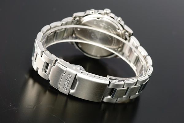 1円×3本セイコー逆輸入クロノ美しすぎるワインレッド50m防水_9