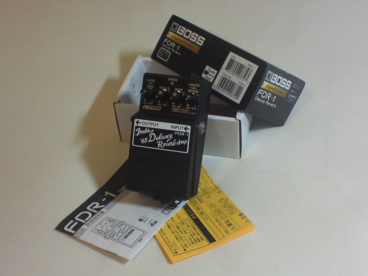 Boss FDR-1 Fender '65 Deluxe Reverb – Pedale Analogico Usato In Ottime Condizioni