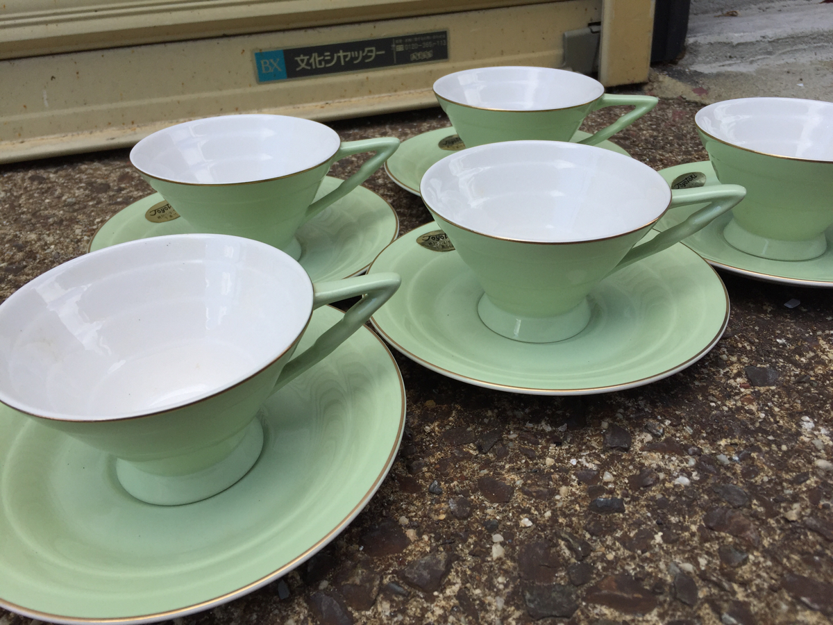 美品 ティーカップ ソーサー5個セット toyotoki 東洋陶器