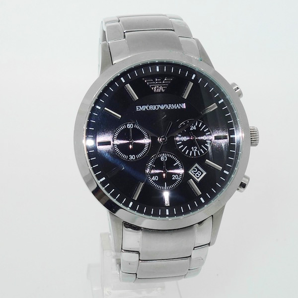 EMPORIO ARMANI アルマーニ メンズ クォーツ AR-2434 クォーツ クロノ 