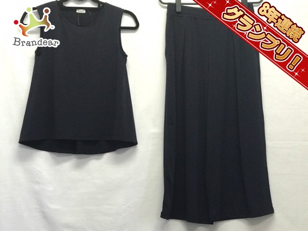 プラステ PLS+T(PLST) レディーススーツ レディースパンツセットアップ サイズＳ S ネイビー レディース 新品同様