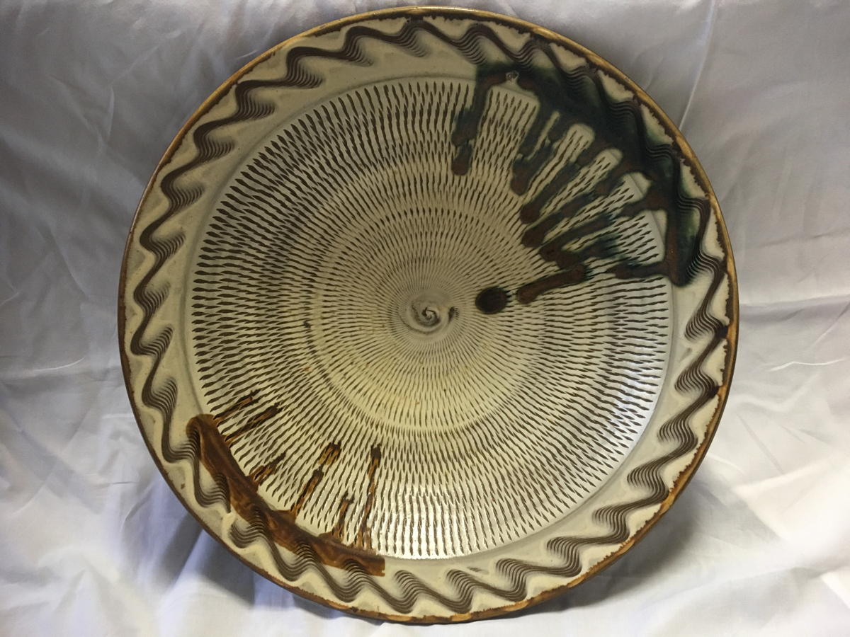 【小鹿田焼】 大皿 直径約40cm