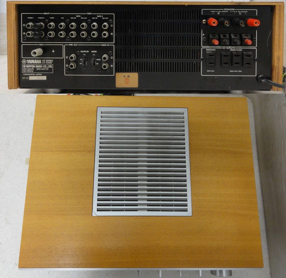 YAMAHA/ヤマハ プリメインアンプ CA-2000 ジャンク品 AuctionTemplates