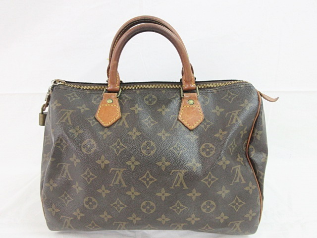 LOUIS VUITTON ルイヴィトン モノグラム スピーディ30 ハンドバッグ 難 