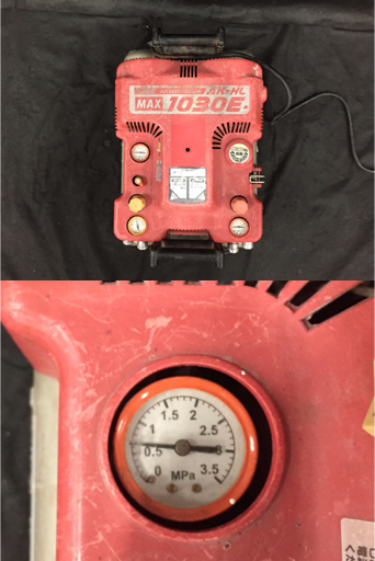 MAX マックス 1030E 高圧 エアーコンプレッサー インバーター 動作確認済み