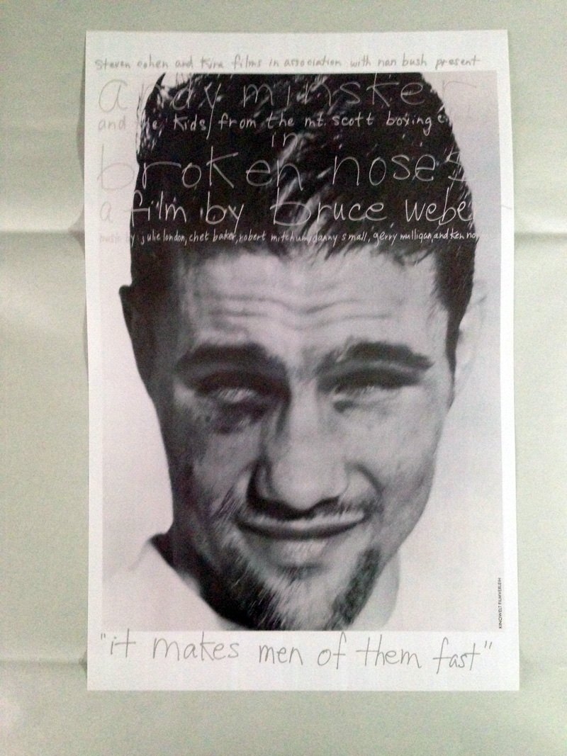 ショッピング販促品 ☆M-size Broken Noses POSTER/Bruce Weber 28X43 