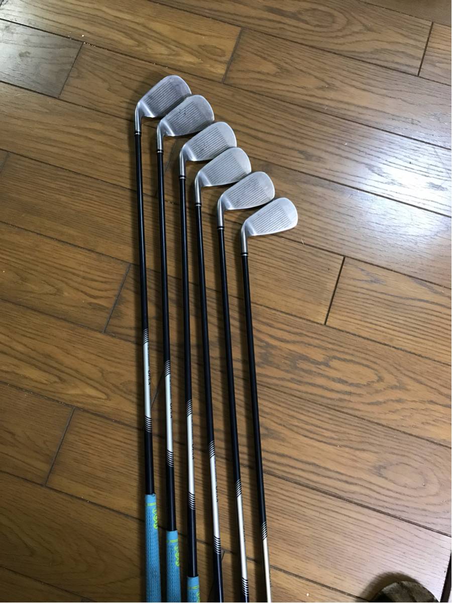 即決 中古(6本)ザ・ゼクシオ(XXIO) アイアン 2008 5～9.P MP500 flex S_1