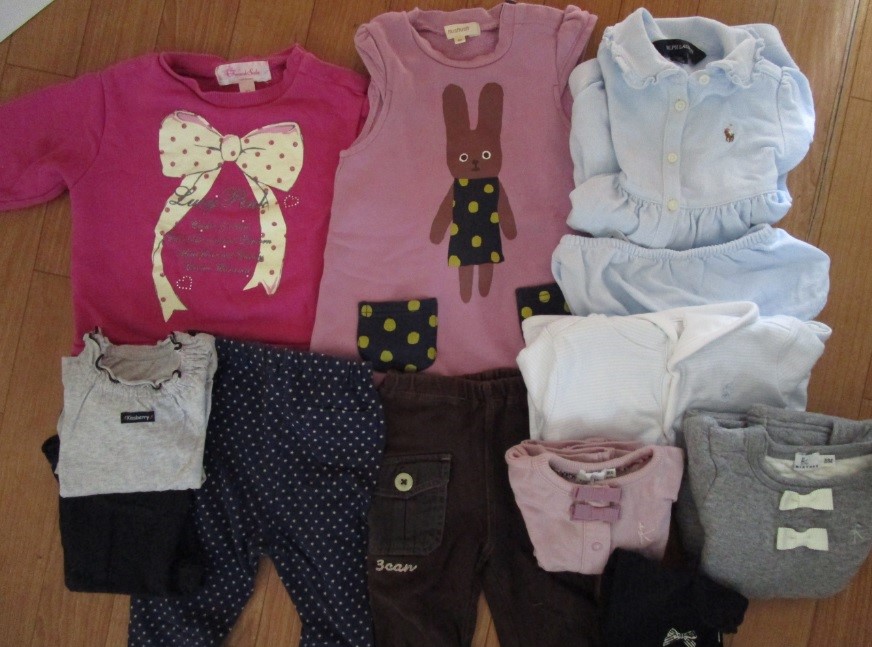 超得☆ブランド服！ラルフローレン　組曲　ハッシュアッシュ☆マザーウェイズ　　３can４on女の子　80cm　パジャマ☆　10点まとめ！