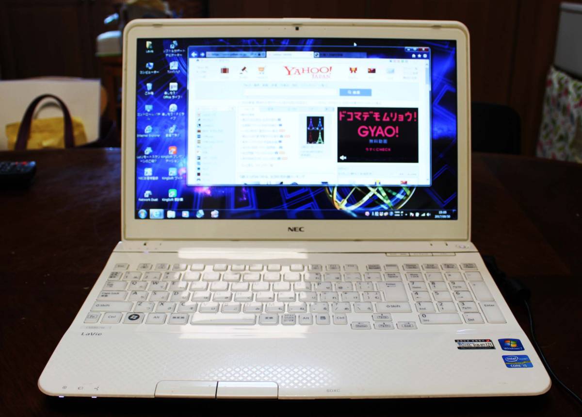LS550HS (第三世代 i5-3210M 2.5GHz ) 250GB/4GB， Blue-Ray DVD， Windows7， Office 2007 / KingSoft Office 2016