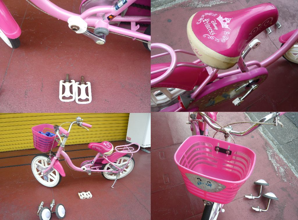 BRIDGESTONE☆ディズニープリンセス/子供用自転車/16インチ/ピンク