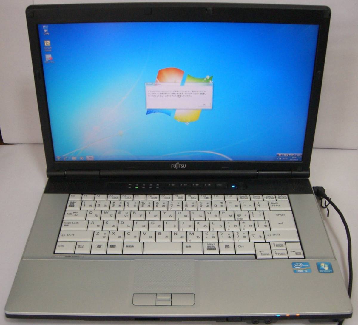 富士通E741/C i5 メモリ4GB HDD160GB Windows7 Office無線付き 美品 (17090303)