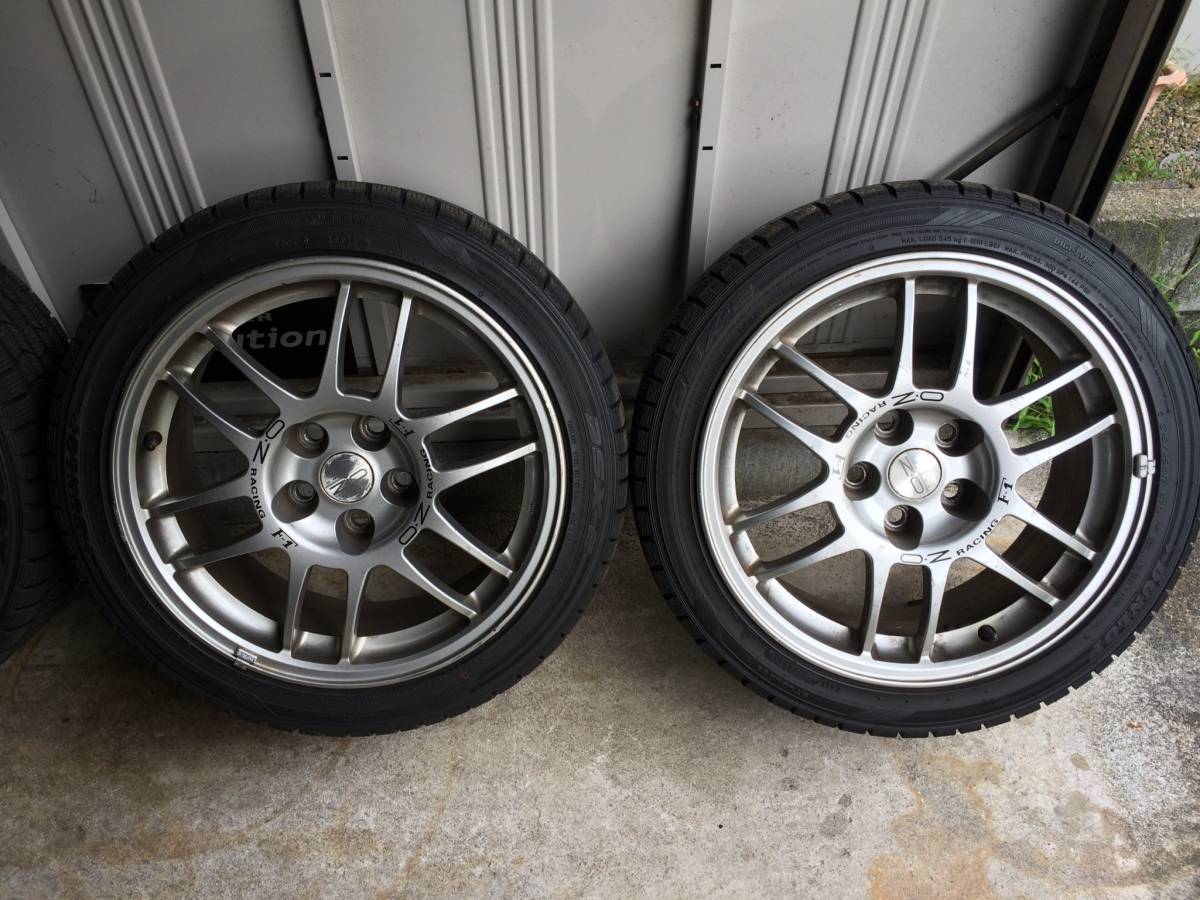 [中古]ランエボ5 CP9A 純正ホイール＋スタッドレス 4本セット