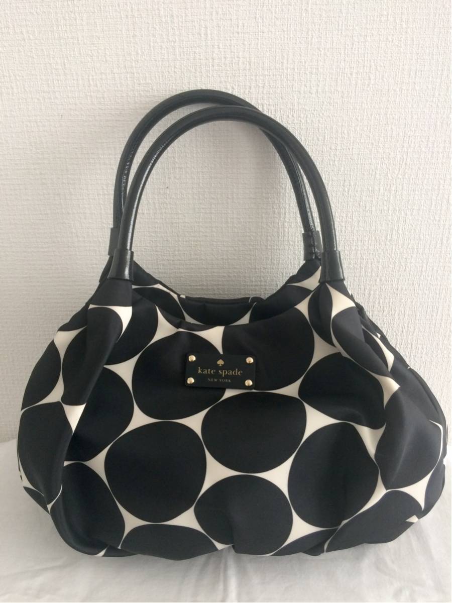 美品★ケイトスペード★Kate Spade★トートバッグ★水玉★マザーズバッグ★お稽古★旅行