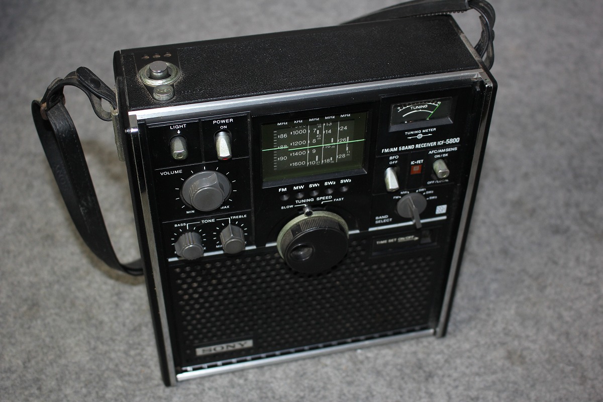 美品 SONY ソニー ICF-5800 AM/FM/SW BCLラジオ 【10 ICF-5800 SONY スカイ