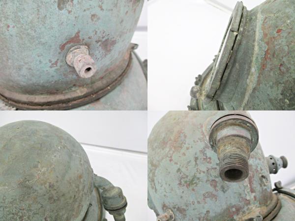 東亜潜水株式会社 潜水帽 ヘルメット レトロ 置物 オブジェ