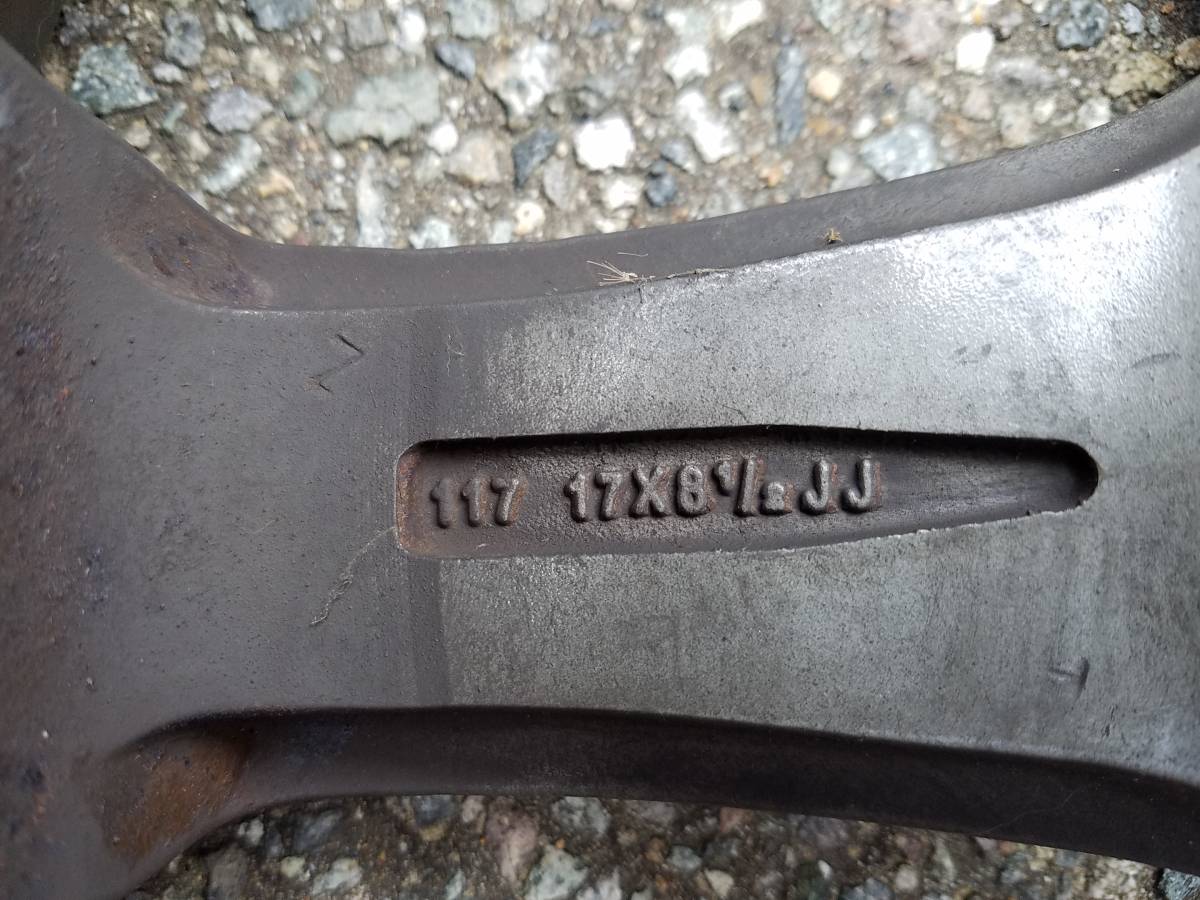 114.3　8.5J+25　4穴　ホイール　2本