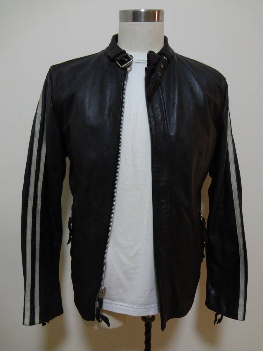 Schott クラシックレーサージャケット ・本牛革・3161002・Ｌサイズ・ブラック・美品!!!!!!