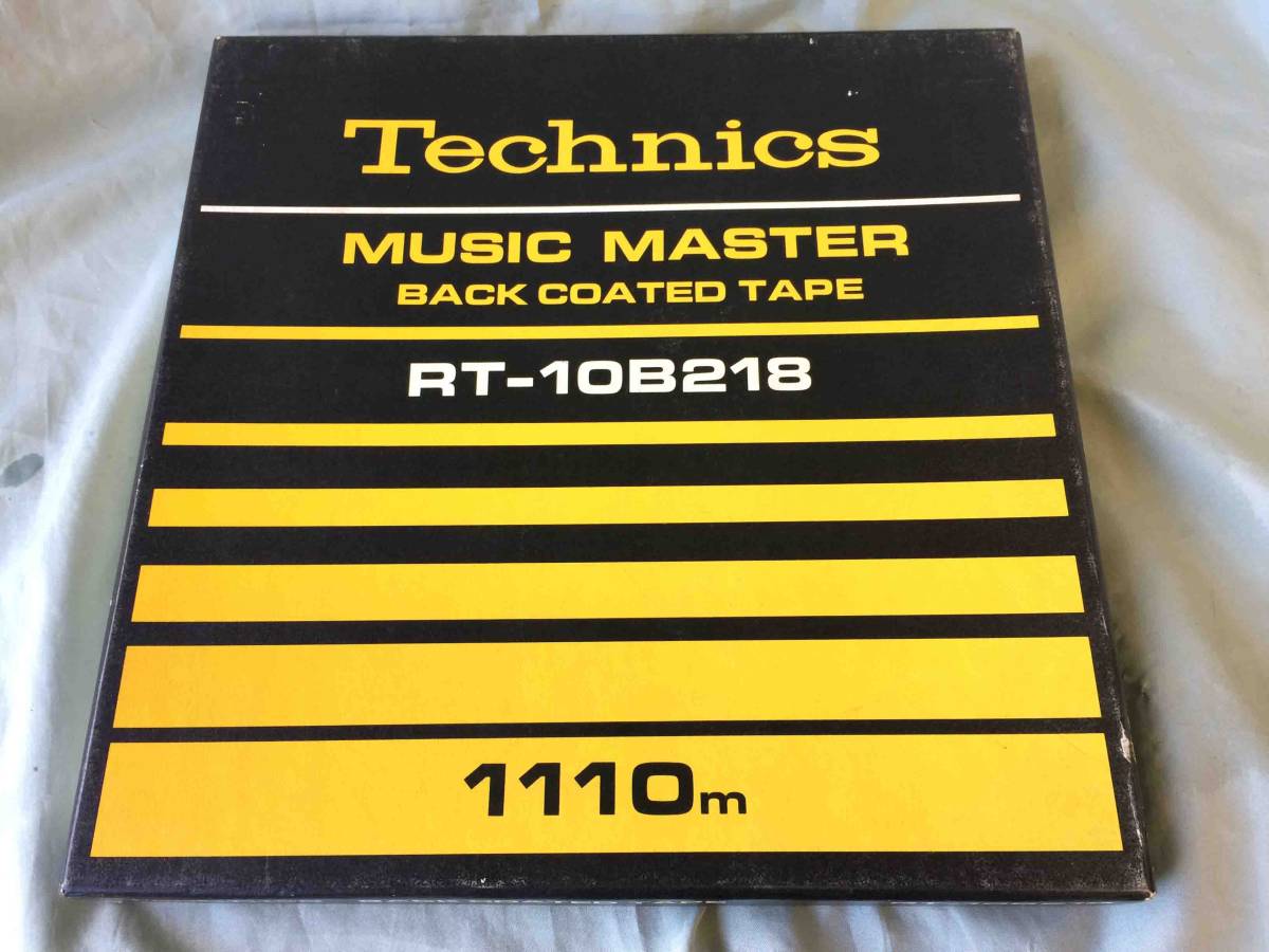 美品 Technics テクニクス オープンリールテープ RT-10B218 1110m 
