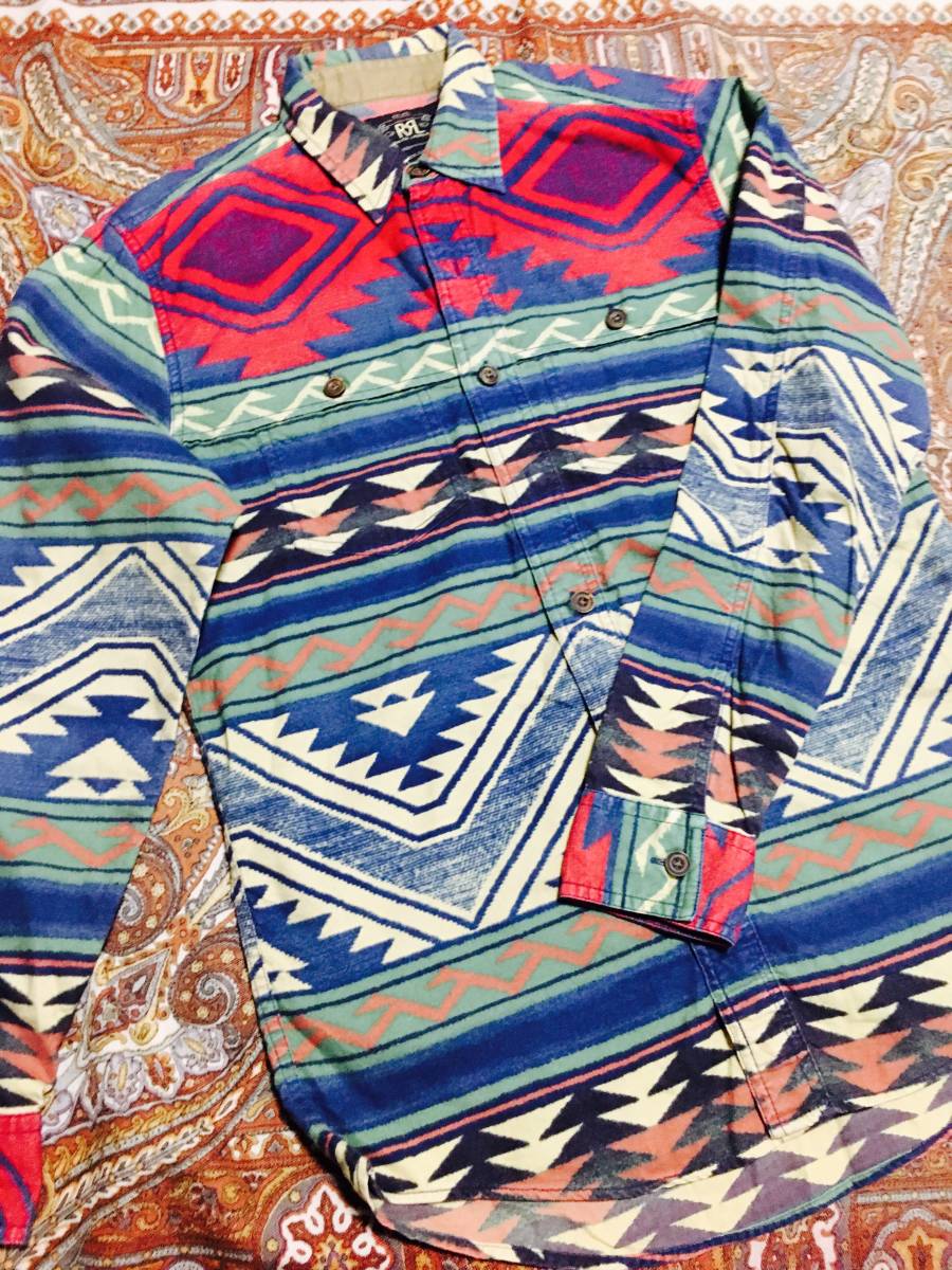処分sale RRL ネイティヴ シャツ 新品同様 ラルフローレン