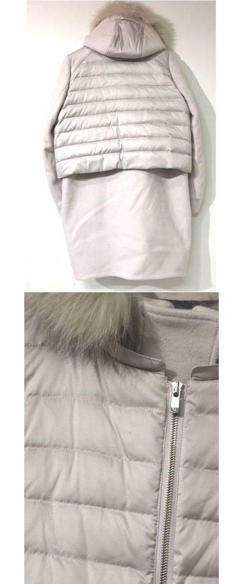 新品同様 DOUBLE STANDARD CLOTHING (ダブル スタンダード クロージング) ジロンラム ダウン メルトンコート 36