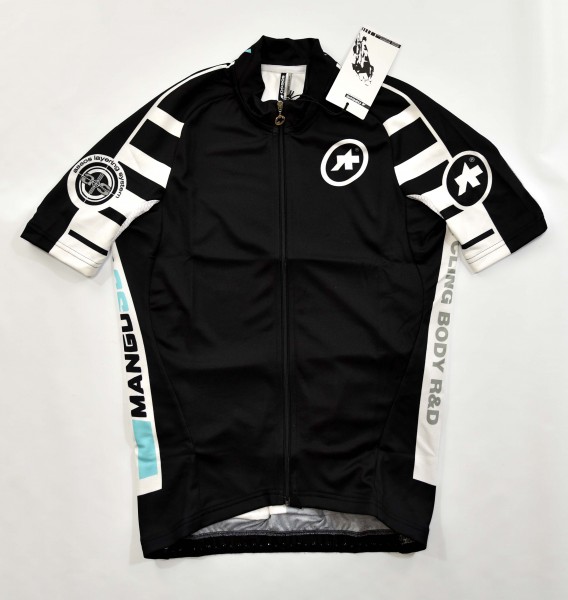 Assos☆アソス SS.mangussta 半袖ジャージ size:S 黒/白 【公式通販】