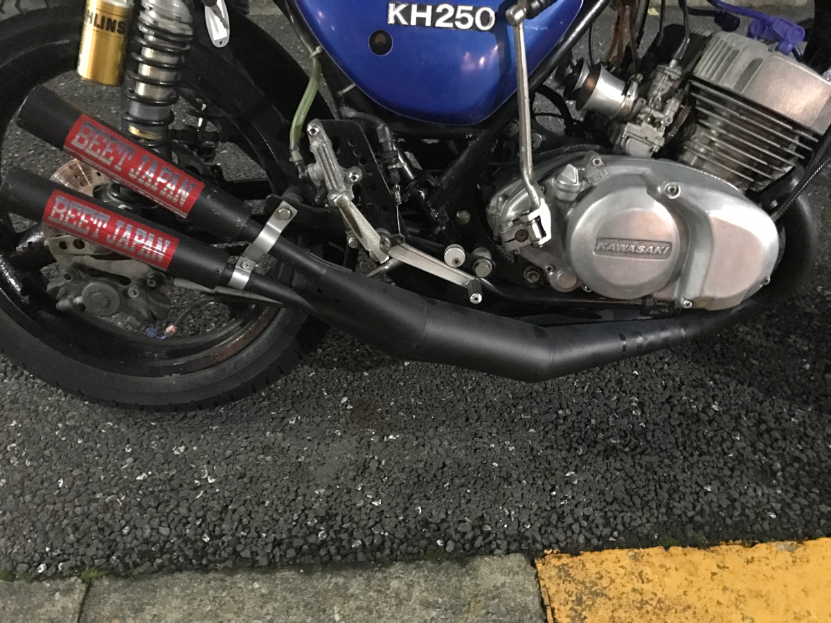 350SS ルーニーチャンバー KH250 マフラー ルーニー チャンバー 350ss