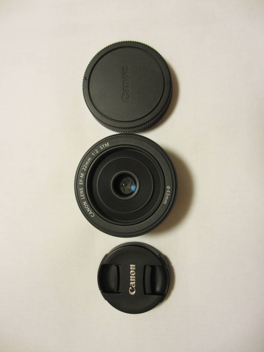 Canon EF-M 22mm F2 STM ☆EOS Mシリーズ専用薄型パンケーキレンズ 【美