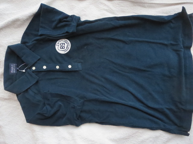 訳アリ　パーリーゲイツ　ポロシャツ　ネイビー　貴重　５　正規品