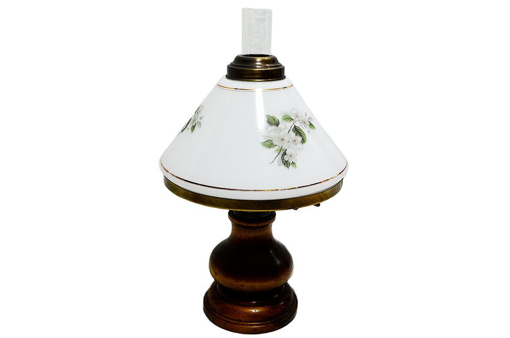 ◇◇◇ イタリア ITALY アンティーク ガラス ランプ 68cm 西洋