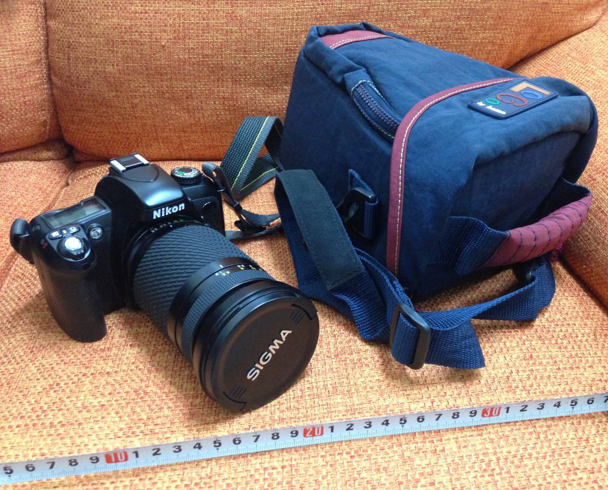 Appareil Photo Nikon F65 Avec Objectif Tokina 28-210mm – Pour Pièces Ou Réparation – Vintage