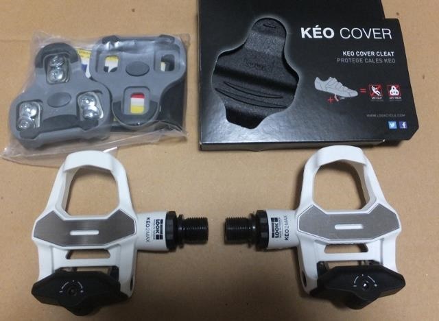 お買得！新品！国内ショップ購入の正規品！LOOK KEO 2 MAX WHITE クリートカバー付き_1