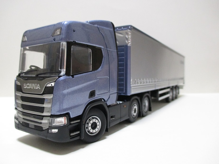 1/50 新型スカニア R500 6×4 トレーラーヘッド＋3軸トレーラー 新品 Tekno_1