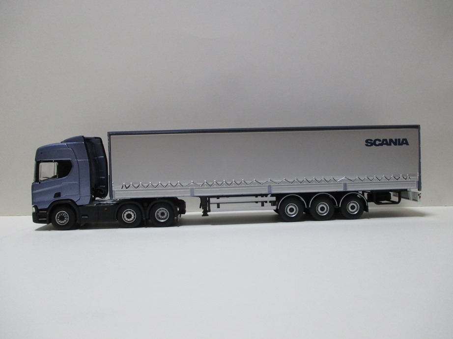1/50 新型スカニア R500 6×4 トレーラーヘッド＋3軸トレーラー 新品 Tekno_2