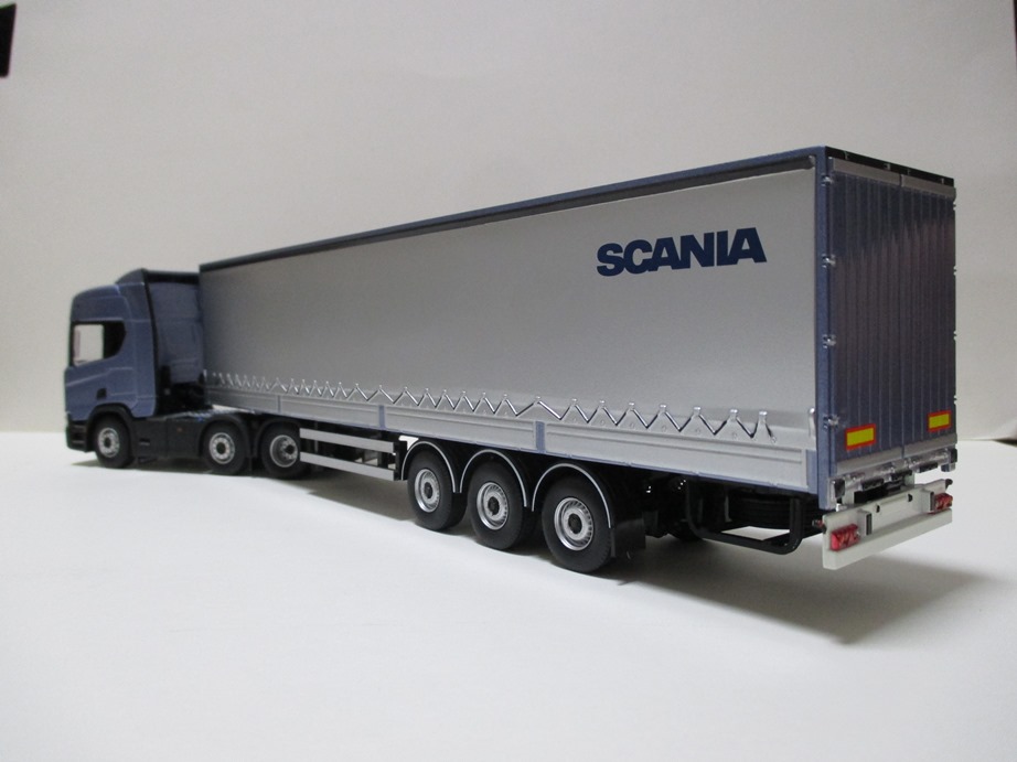 1/50 新型スカニア R500 6×4 トレーラーヘッド＋3軸トレーラー 新品 Tekno_7