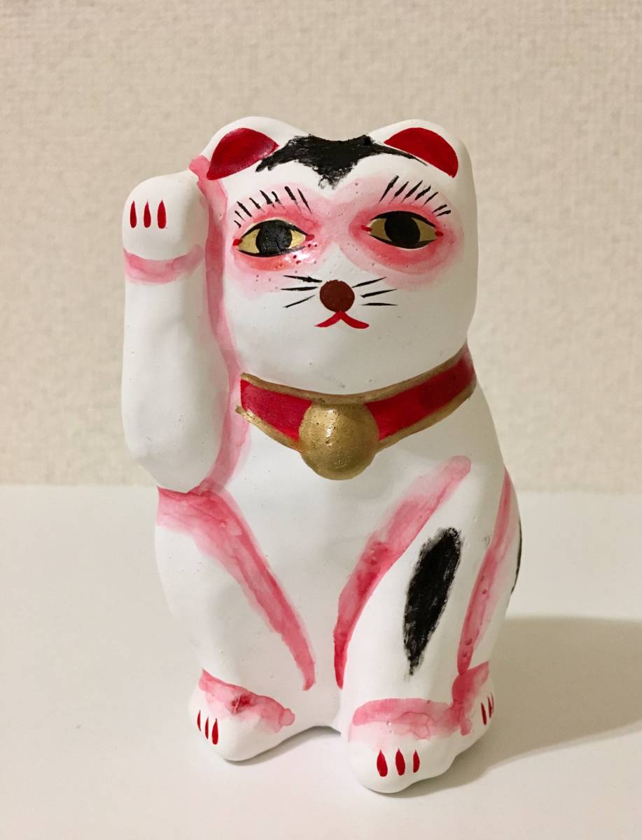 ☆ 浜松張子 招き猫 箱入り 郷土玩具 張り子 猫 ネコ 民藝 工芸
