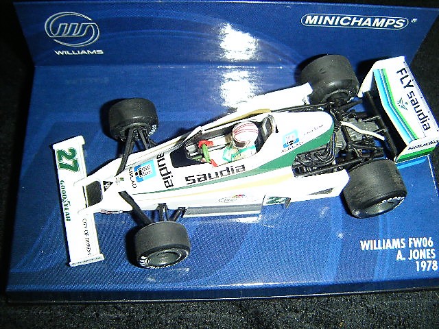 絶版！ウィリアムズ・フォード FW06 アラン・ジョーンズ 1978