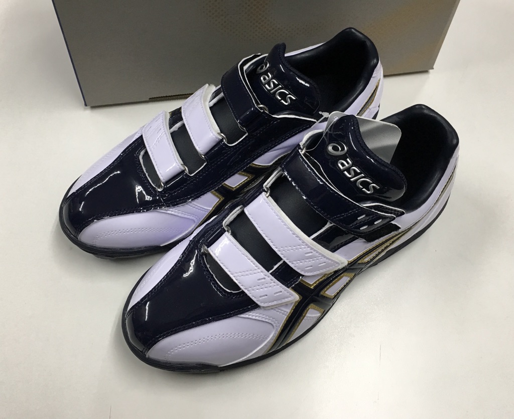 アシックス ビーミングラスターTR(SFT142) トレーニングシューズ ■ネイビー×ホワイト ■25.5cm