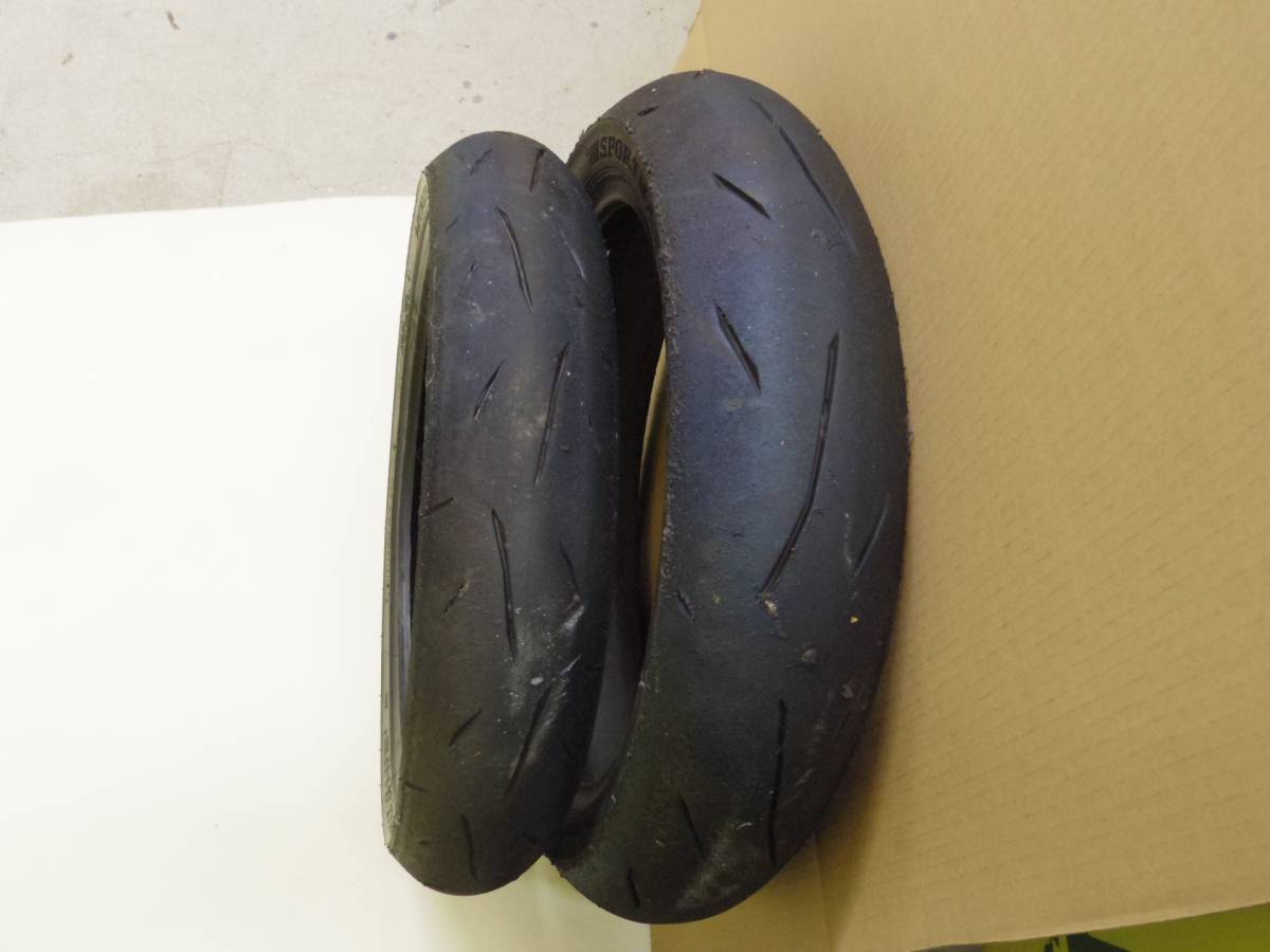 ダンロップ α14 110/70R/17. 140/70R17　前後セット￥1～