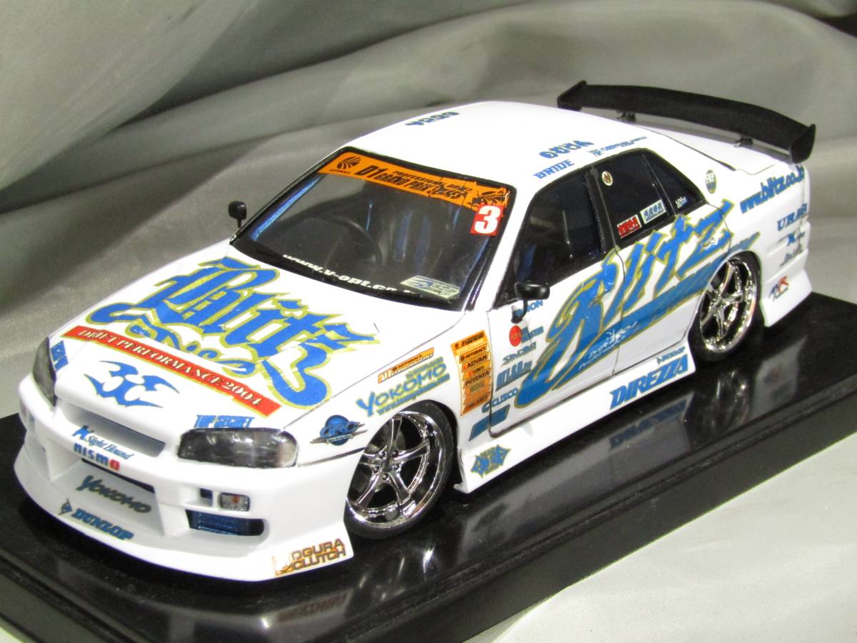 1/24 D1グランプリ ブリッツ URAS ER34 スカイライン 2004年モデル