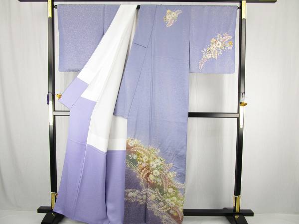 着物ふぁんた☆桐屋翠山工房・徳永憲峯訪問着 辻が花絞り 着物ふぁんた☆桐屋翠山工房・徳永憲峯訪問着 辻が花絞り