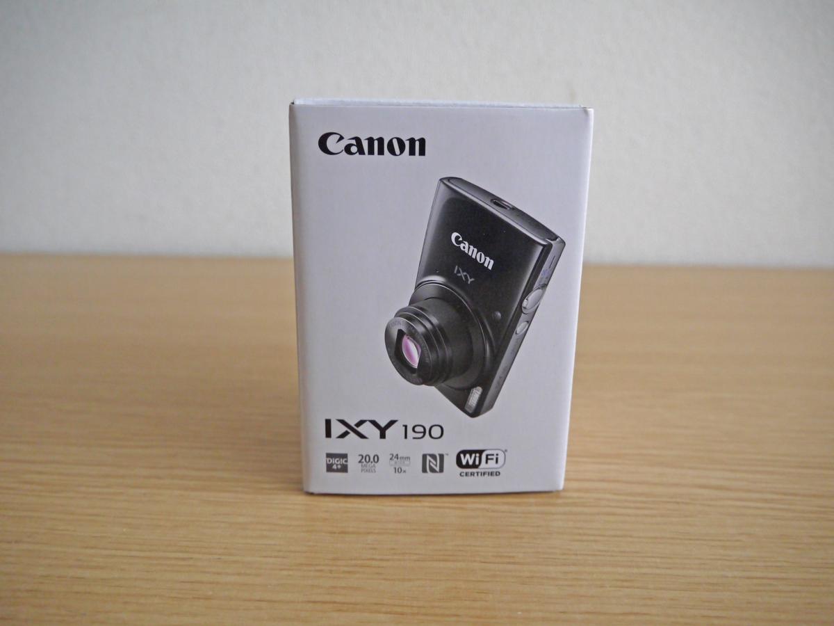 Canon コンパクトデジカメ IXY 190 ブラック 新品保証付
