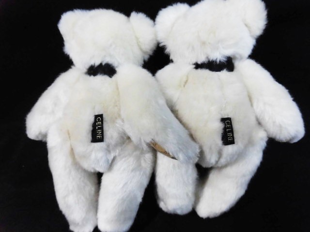 CELINE クマぬいぐるみ 2体セット セリーヌ・CELINE・テディベア・2体セット・クマ・ぬいぐるみ・20cm