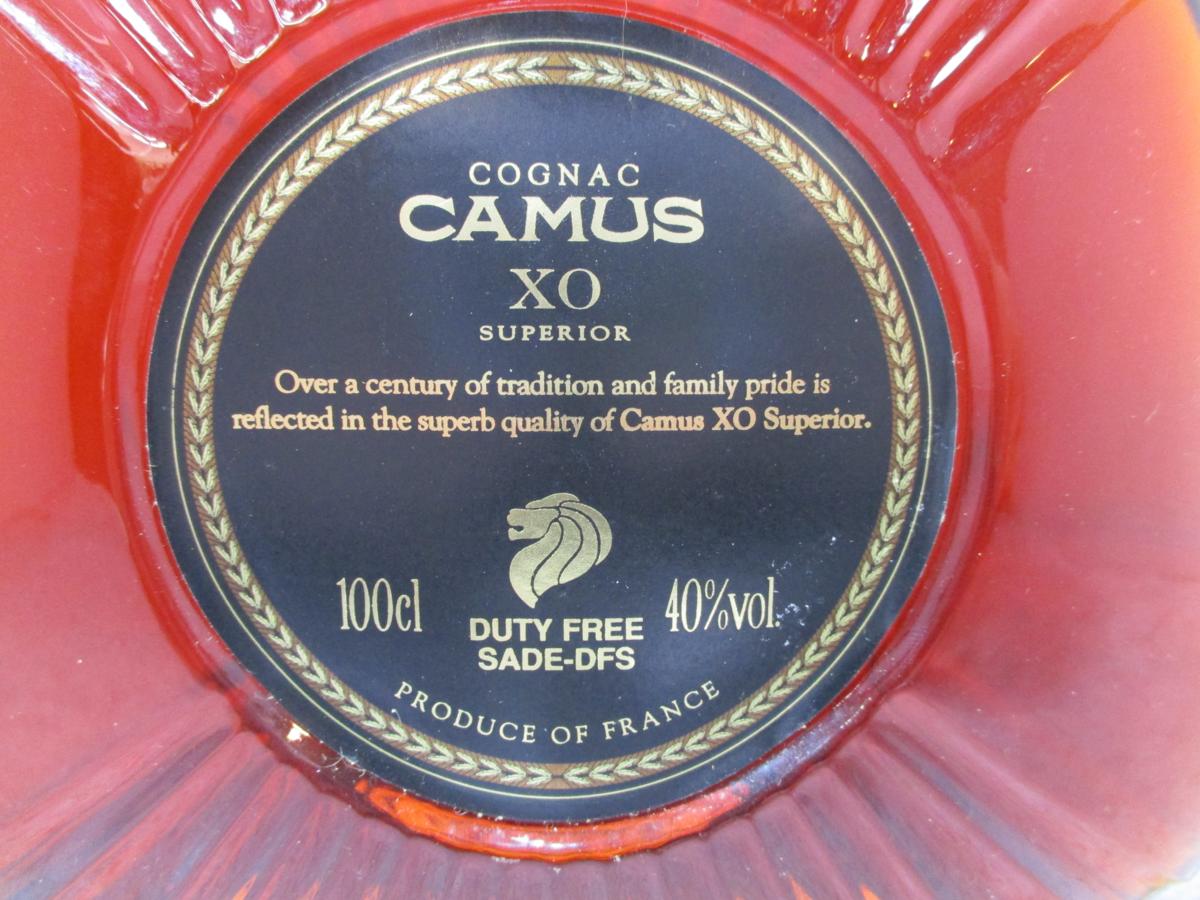 カミュ XO スペリオール 1000ml CAMUS 古酒 箱付 コニャック XO スペリオール カミュ CAMUS 1000ml SUPERIOR コニャック 1円~CAMUS